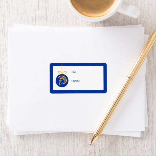 Étiquette Vacances SJSU (En situation)