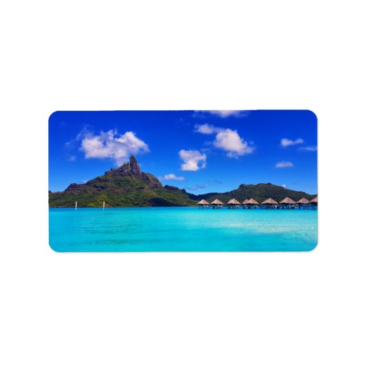 Étiquette Vacation de l'île de Scenic Tropical Bora (Devant)