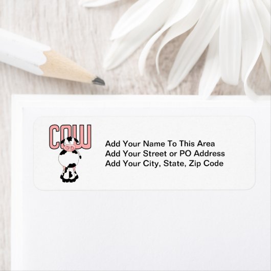 ÉTIQUETTE VACHE (En situation)