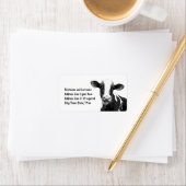 Étiquette Vache Customisée de l'agriculteur laitier (En situation)