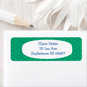 Étiquette Vagues bleues