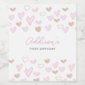 étiquette valentin, étiquette de vin valentin, (Étiquettes simples)