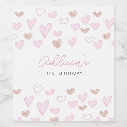 étiquette valentin, étiquette de vin valentin, (Étiquettes simples)