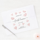 Étiquette Valentine Heart Love (Enveloppe)