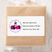 Étiquette Valentine Love Bug (En situation)