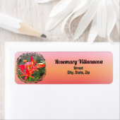 Étiquette Vallarta Flaming Beauty 1583 Adresse (En situation)