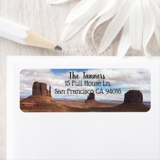 Étiquette Vallée du Monument (En situation)