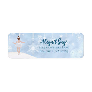 Étiquette Valse des flocons de neige Ballet Nutcracker Adres