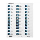 Étiquette Van Gogh Starry Classic Nuit Impressionnisme Art (Feuille entière)