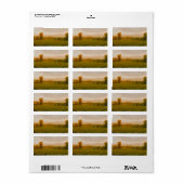 Étiquette Vang Vieng - Laos (Feuille entière)