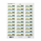 Étiquette Vans RV-6 (Feuille entière)