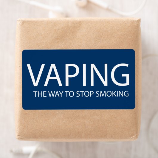 Étiquette Vaping (En situation)