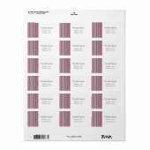 Étiquette Vave Chevron Bold (Feuille entière)