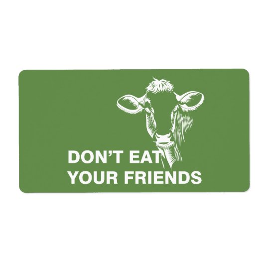 Étiquette Veganisme (Devant)