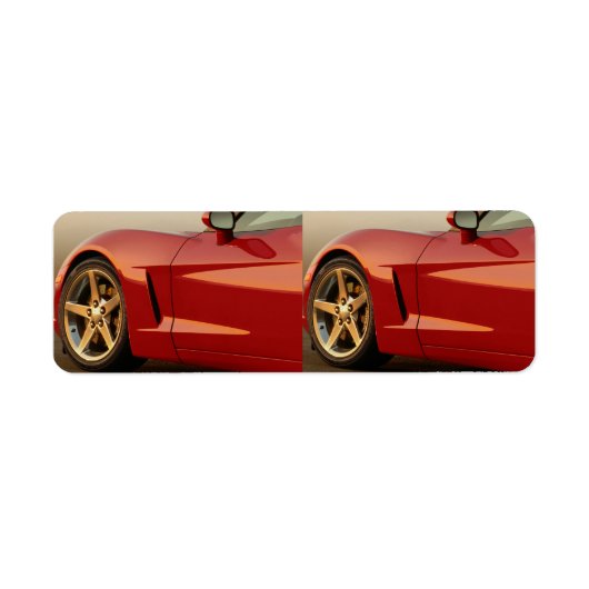 Étiquette Véhicules classiques de fenêtre fractionnée (Devant)