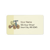 Étiquette Vélo de jouets (Devant)