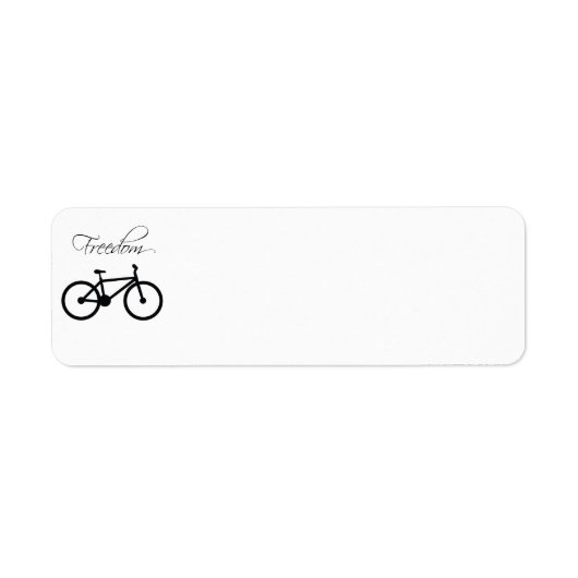 Étiquette Vélo de liberté (Devant)