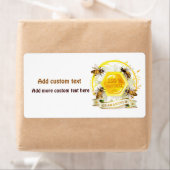 Étiquette Vendeur de miel Apiariste apiculteur (En situation)