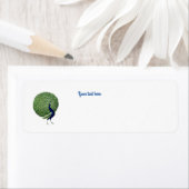 Étiquette Ventilateur Open Peacock (En situation)