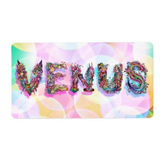 Étiquette Vénus (Devant)