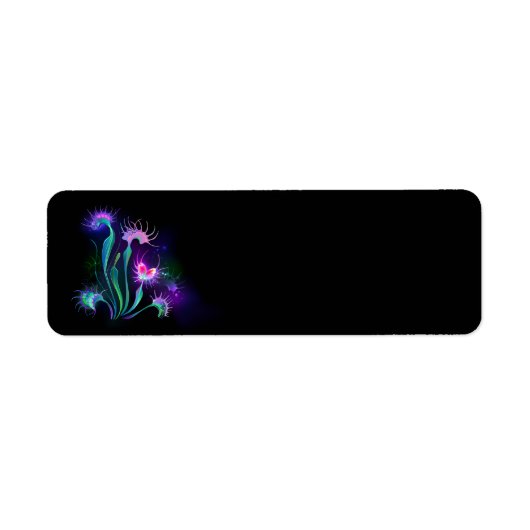 Étiquette Vénus Flytrap lumineuse (Devant)