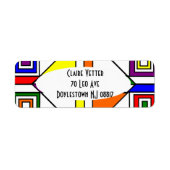 Étiquette Verre Bauhaus (Devant)