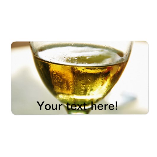 Étiquette Verre de bière (Devant)