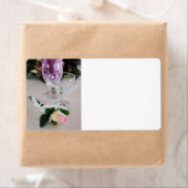 Étiquette Verre mariage (En situation)