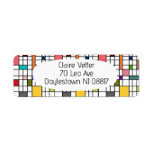 Étiquette Verre tendu (Devant)