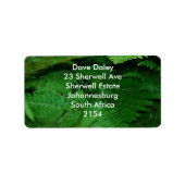 Étiquette Vert pour toujours (Devant)