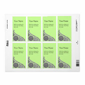 Étiquette vert RENAISSANCE (Feuille entière)