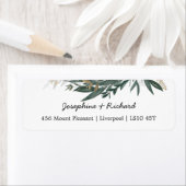 Étiquette Vert Vintage (En situation)