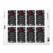 Étiquette Verticale de l'étiquette d'expédition de (Feuille entière)