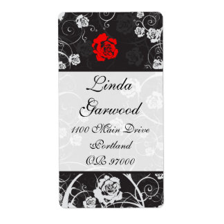 Étiquette Verticale de l'étiquette d'expédition de