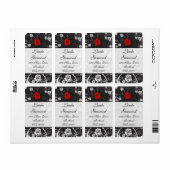 Étiquette Verticale de l'étiquette d'expédition de (Feuille entière)