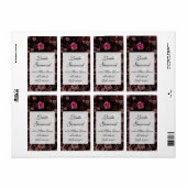 Étiquette Verticale Romance de l'étiquette d'expédition de (Feuille entière)