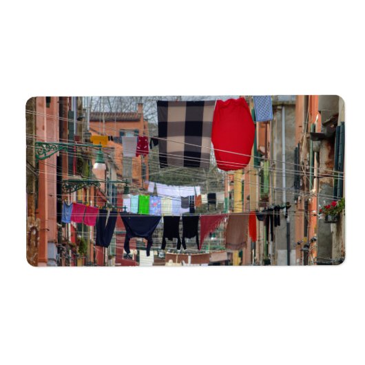 Étiquette Vêtements À Venise En Italie (Devant)