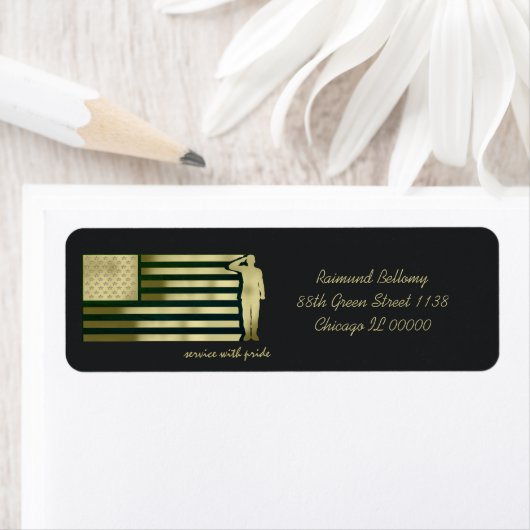 Étiquette vétéran (En situation)