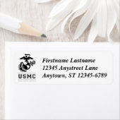 Étiquette Vétéran de l'USMC Afghanistan (En situation)