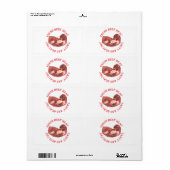 Étiquette Viande de boeuf fraîche (Feuille entière)
