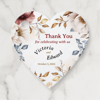 Étiquette Victorian Peony Luxe Wedding Favor