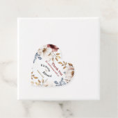 Étiquette Victorian Peony Luxe Wedding Favor (En situation)