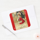 Étiquette victorienne de cadeau de Noël (Enveloppe)