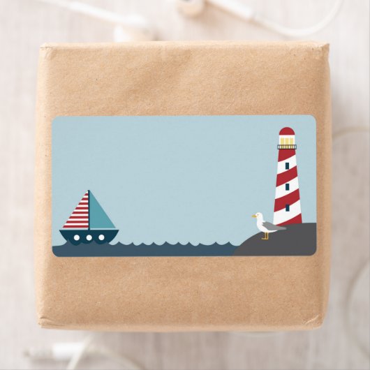 Étiquette vide nautique (En situation)