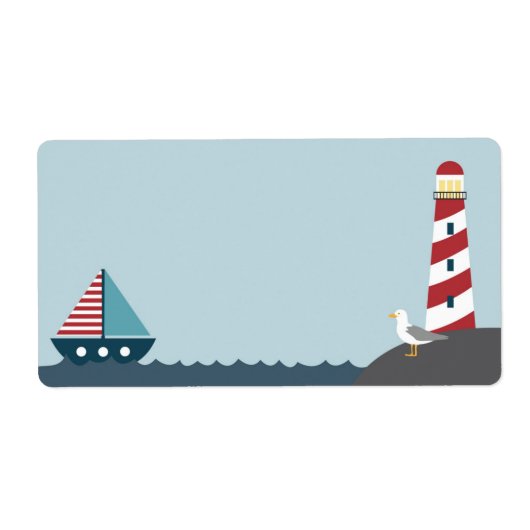 Étiquette vide nautique (Devant)