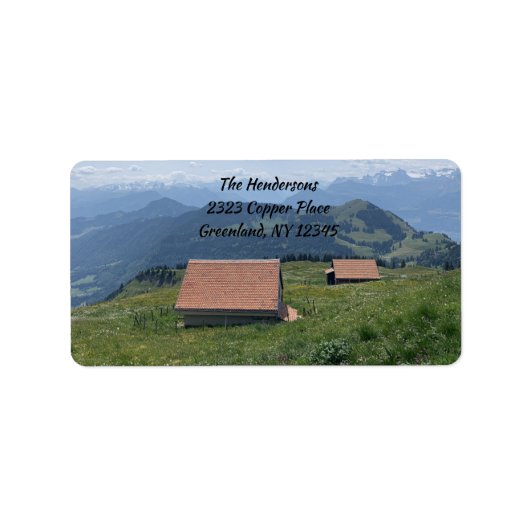 Étiquette Vieilles granges de Rigi Kulm (Devant)