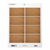 Étiquette Vieux Canvas de coton Texture pour Arrière - plan (Feuille entière)
