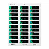 Étiquette Vignes vertes (Feuille entière)