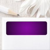 Étiquette Vignette granuleuse violet-noir tendance (En situation)