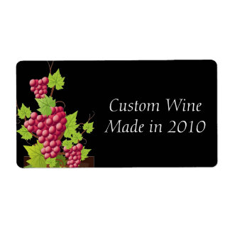 Étiquette Vin Bière Spirit Alcool